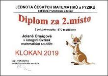 Matematick klokan 2019
